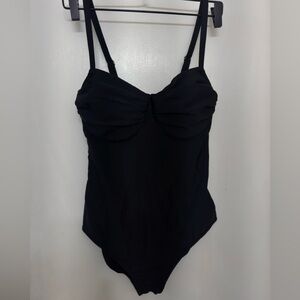 Kona Sol Black Women Swim One Piece